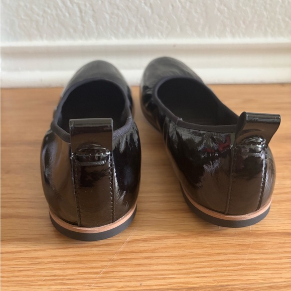 Eileen Fisher Black Patent Notion Ballet Flat - Picture 3 of 5